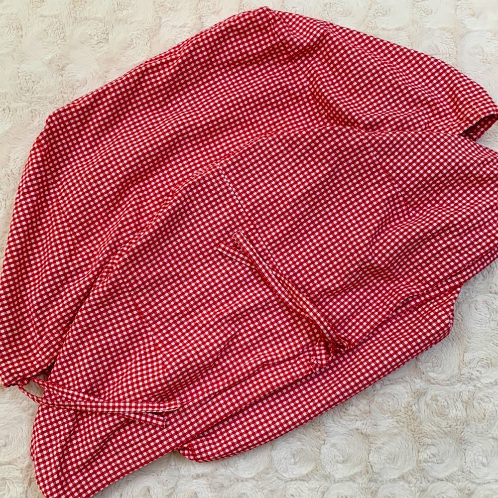 🎈EUC Pottery Barn PB Teen Checkered Basket Liners